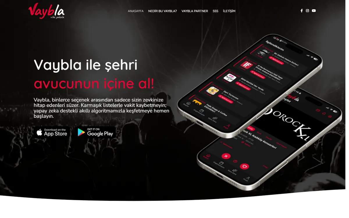 vaybla.com ana sayfası